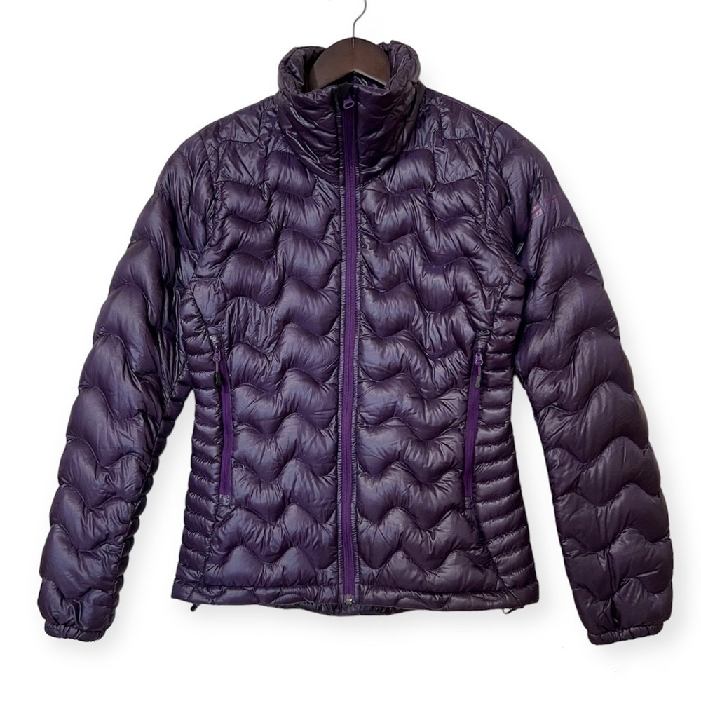 MEC Womens Down Puffer Shell Jacket Purple - Size XS